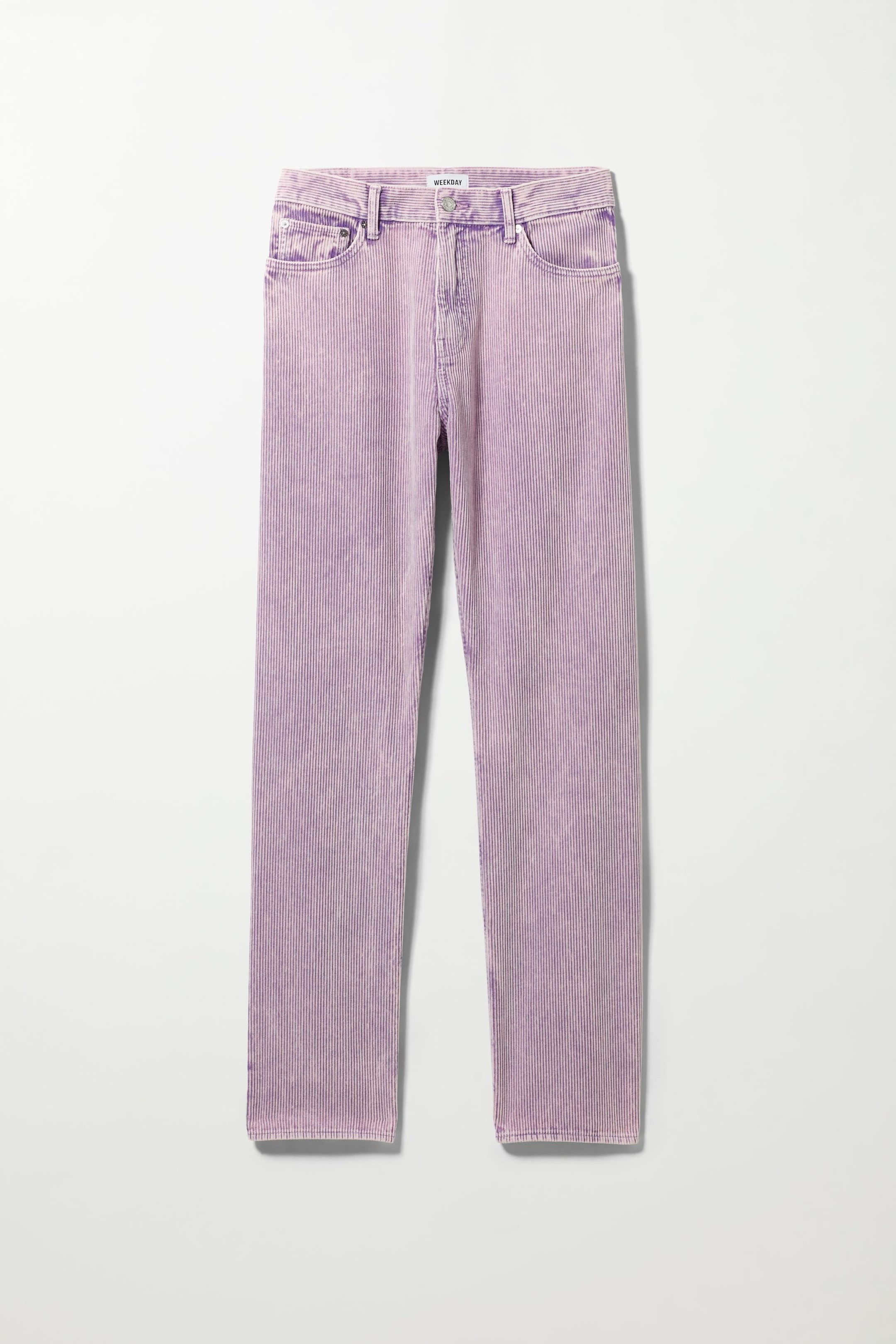 Lilac - Space Washed Cord Trouser - 0
