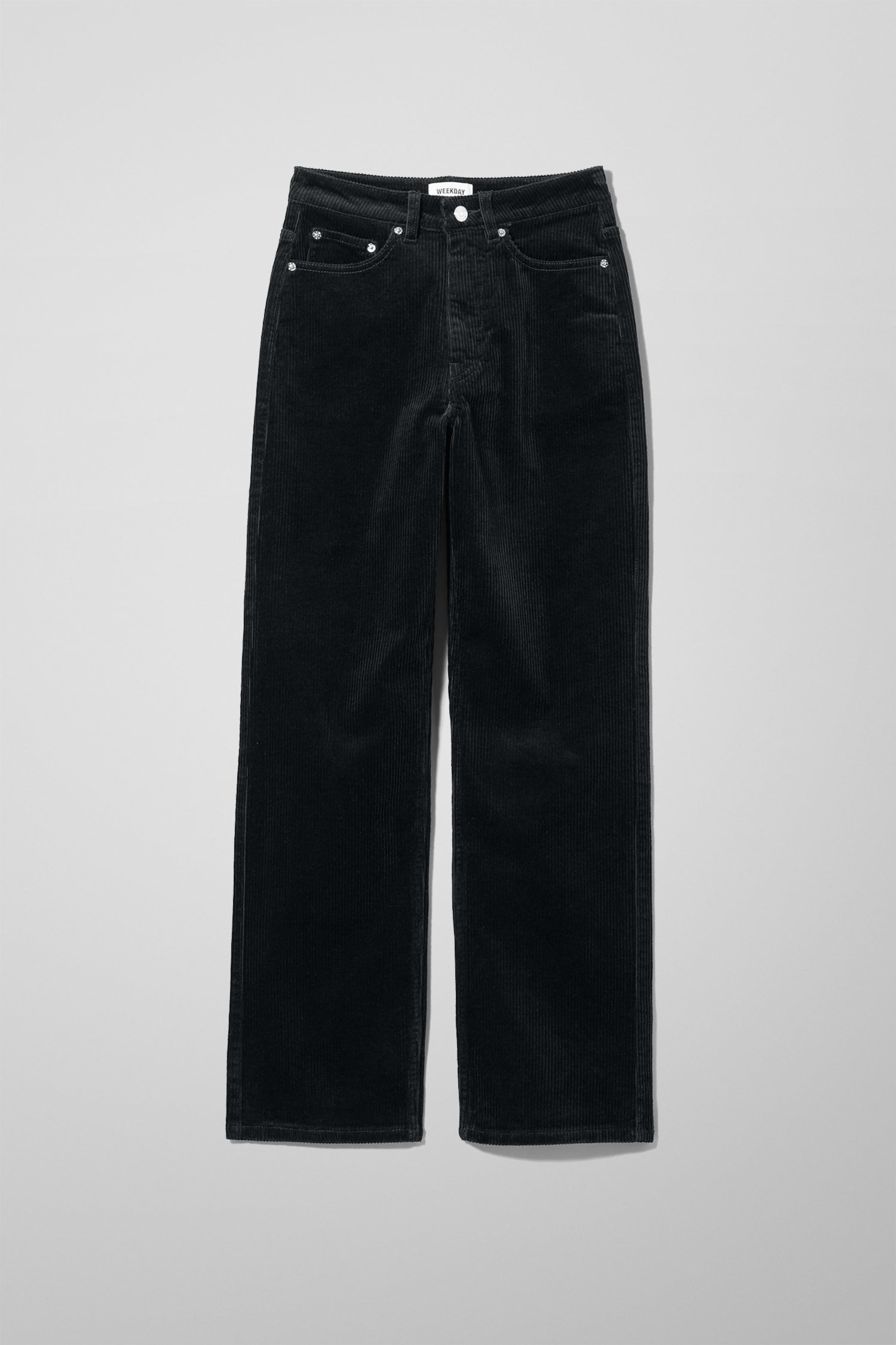 Black - Rowe Cord Trousers - 0