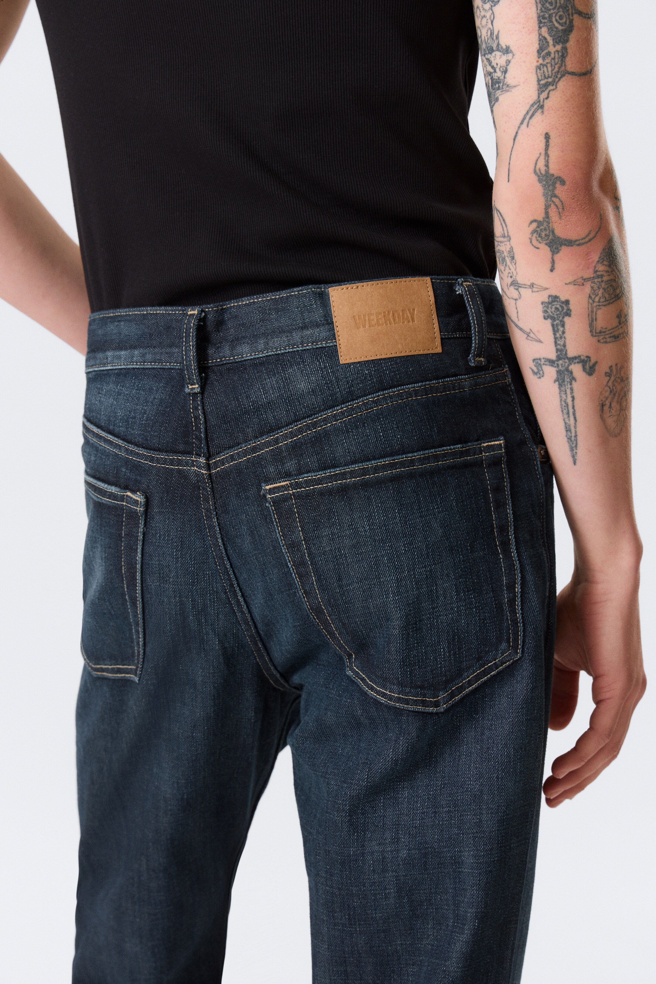 Προβολή μεγαλύτερης εικόνας: Mercury Relaxed Bootcut Leg Jeans - Deep Sea Blue - Σκούρο Μπλε - Men | H&M GR 8