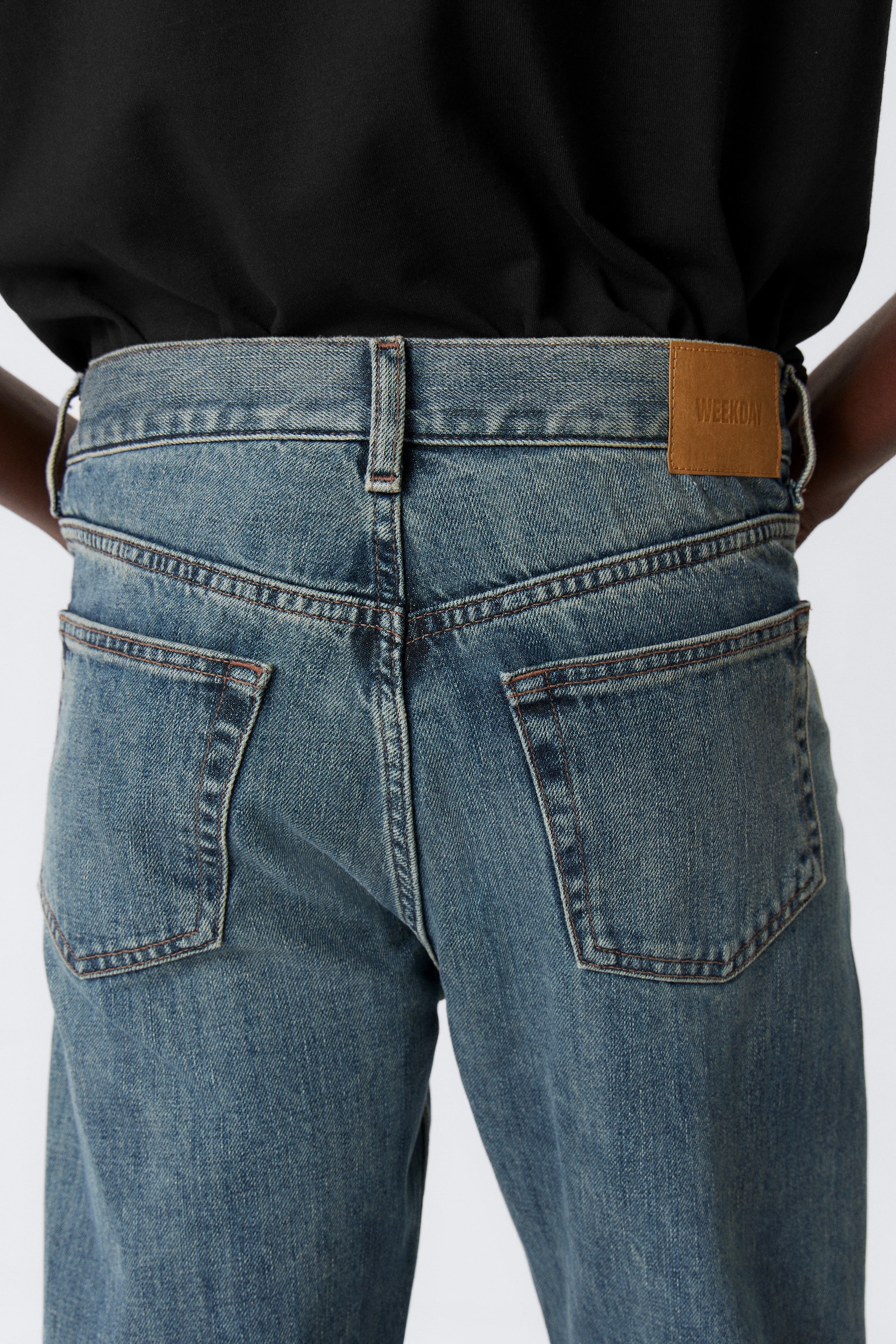 Space Relaxed Straight Leg Jeans - Second Blue - Medium Blue/Risso Black - Black/Iron blue/2000 Blue - Middelblauw/Morning Blue - Dark Blue/Aeon Blue – Lichtblauw/Blue Stream - Middelblauw/Tuned Black – Zwart/Obsidiaan Zwart - Zwart - 5