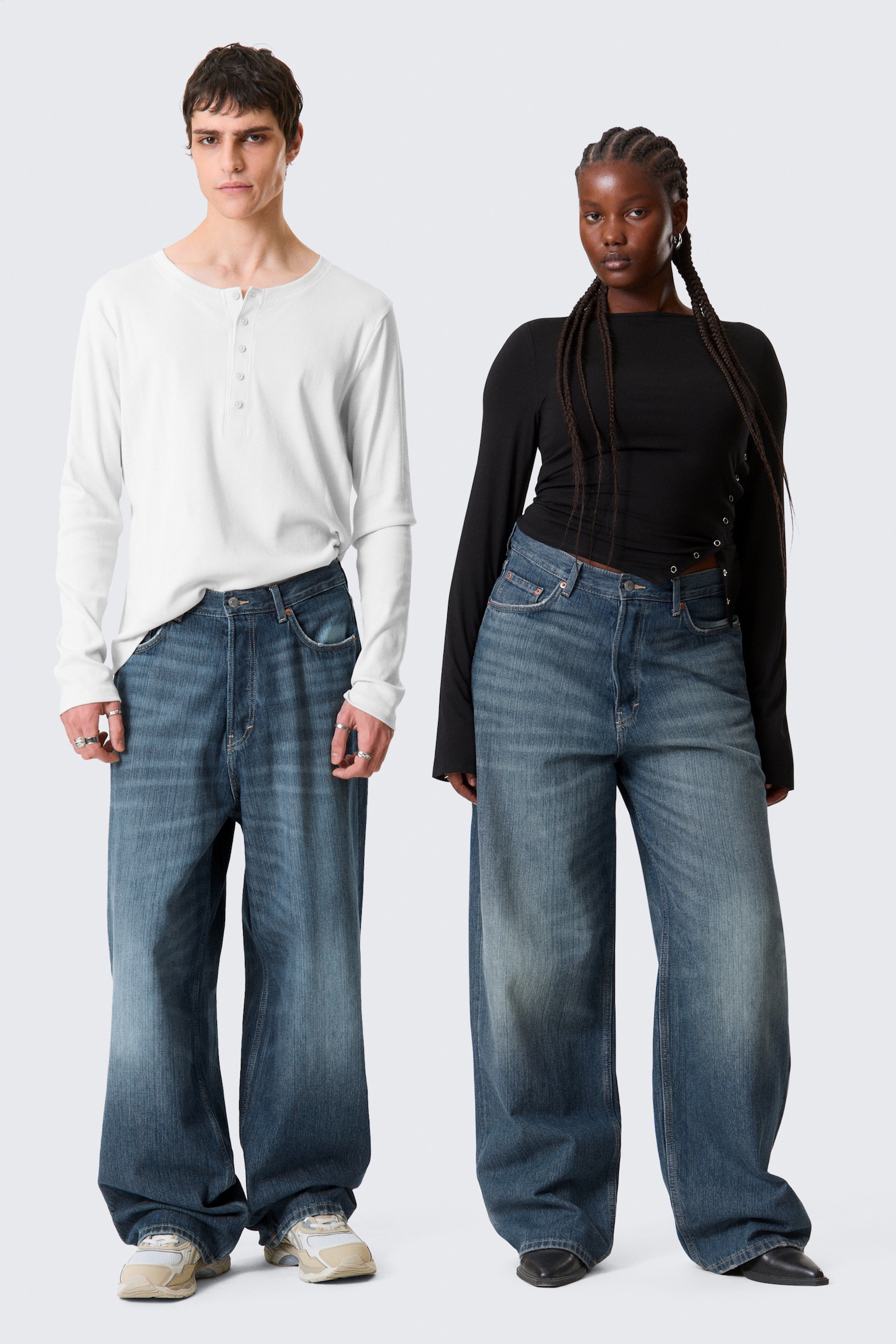 Astro Loose Baggy Leg Jeans - Mine Blue - Medium Blue/Board Blue - Medium Blue/Tuned Black - Black/Black Rinse - Black/Blue Stream - Medium Blue/Snow Blue - Light Blue/Mine Grey/Blue Rinse - Dark Blue/Blue One - Medium Blue - 1