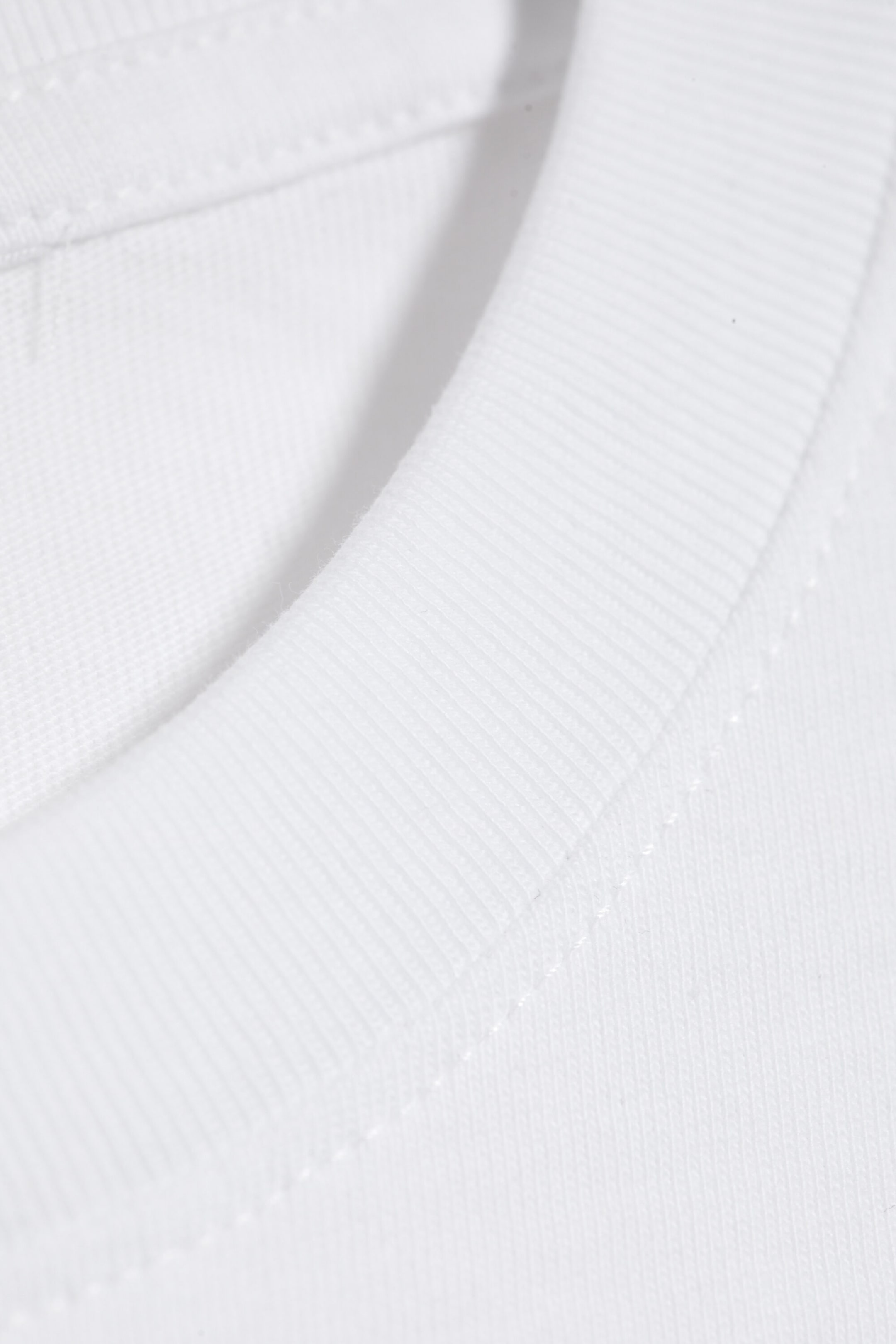 Weiß - Shrunken T-Shirt aus Baumwolle - 4