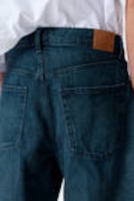 Sapphire Blue - Astro Denim Loose Baggy Shorts - 5