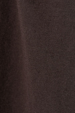 Dark Brown - Mid Rise Slim Fit Maxi Skirt - 1