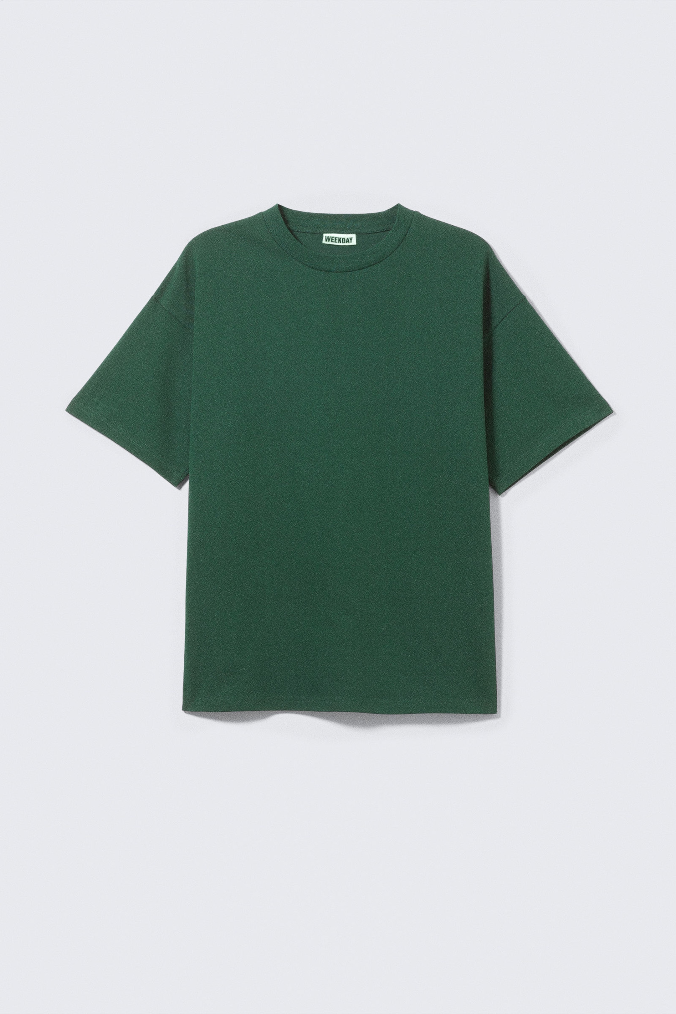 Mörkgrön - Boxig t-shirt - 3