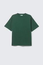 Vert foncé - T-shirt ample et carré - 0