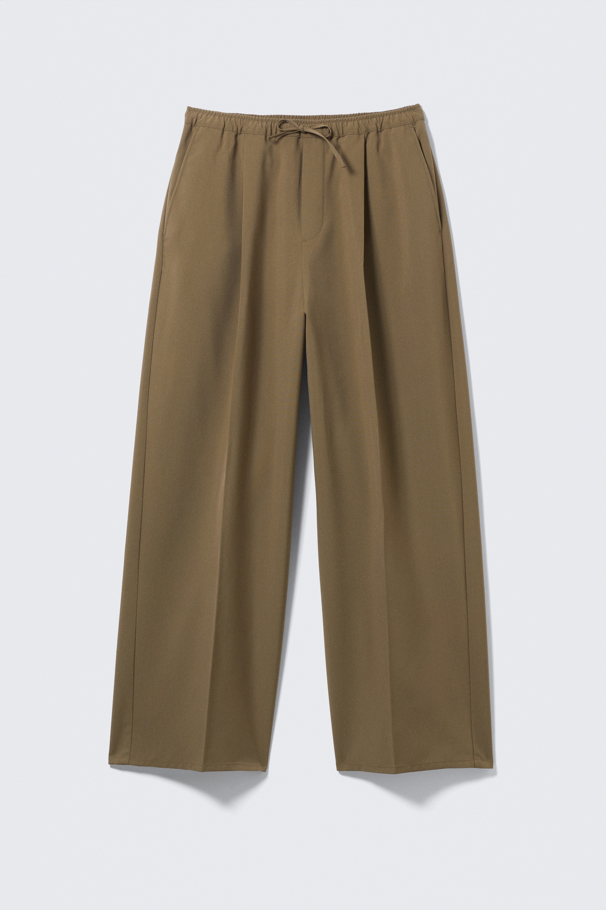 Pantalon de costume oversize - Beige/Noir