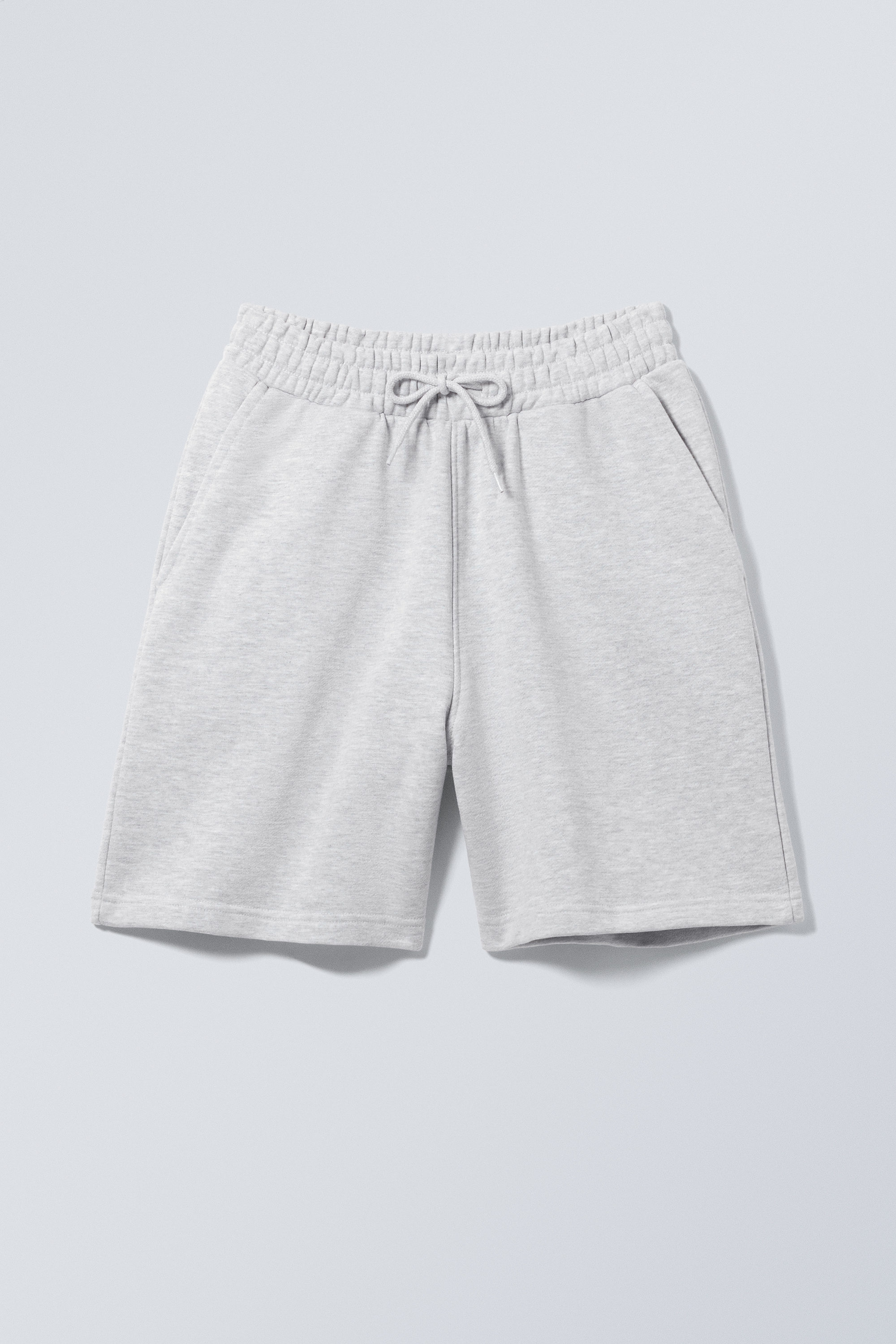 relaxed terry shorts - Light Dust Grey | Weekday WW