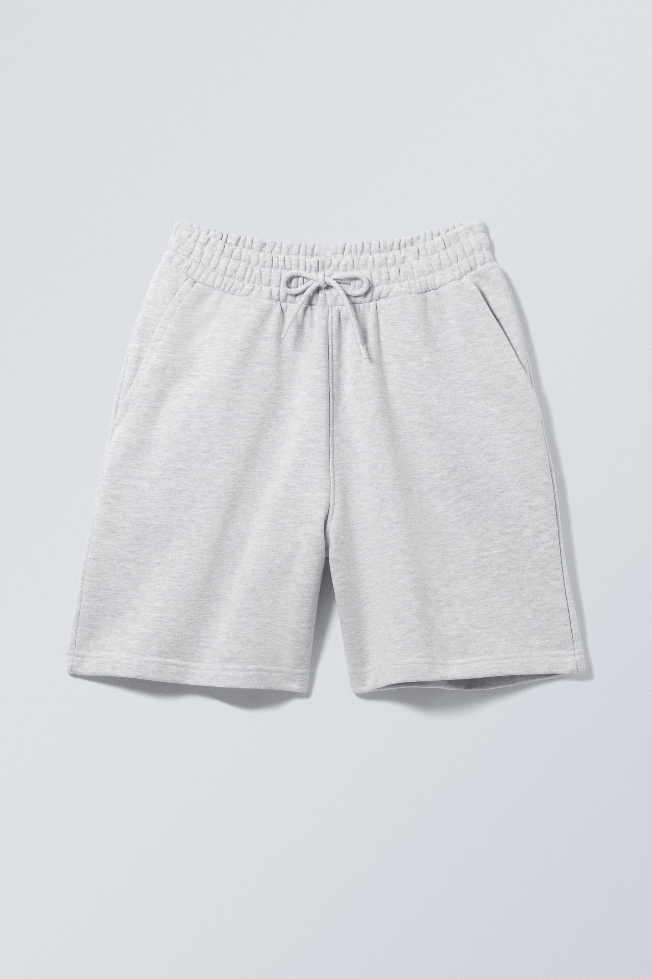 Light Dust Grey - Relaxed Terry Shorts - 3