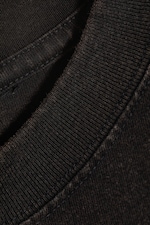 Gewaschenes Schwarz - Oversized T-Shirt im kastigen Fit - 4