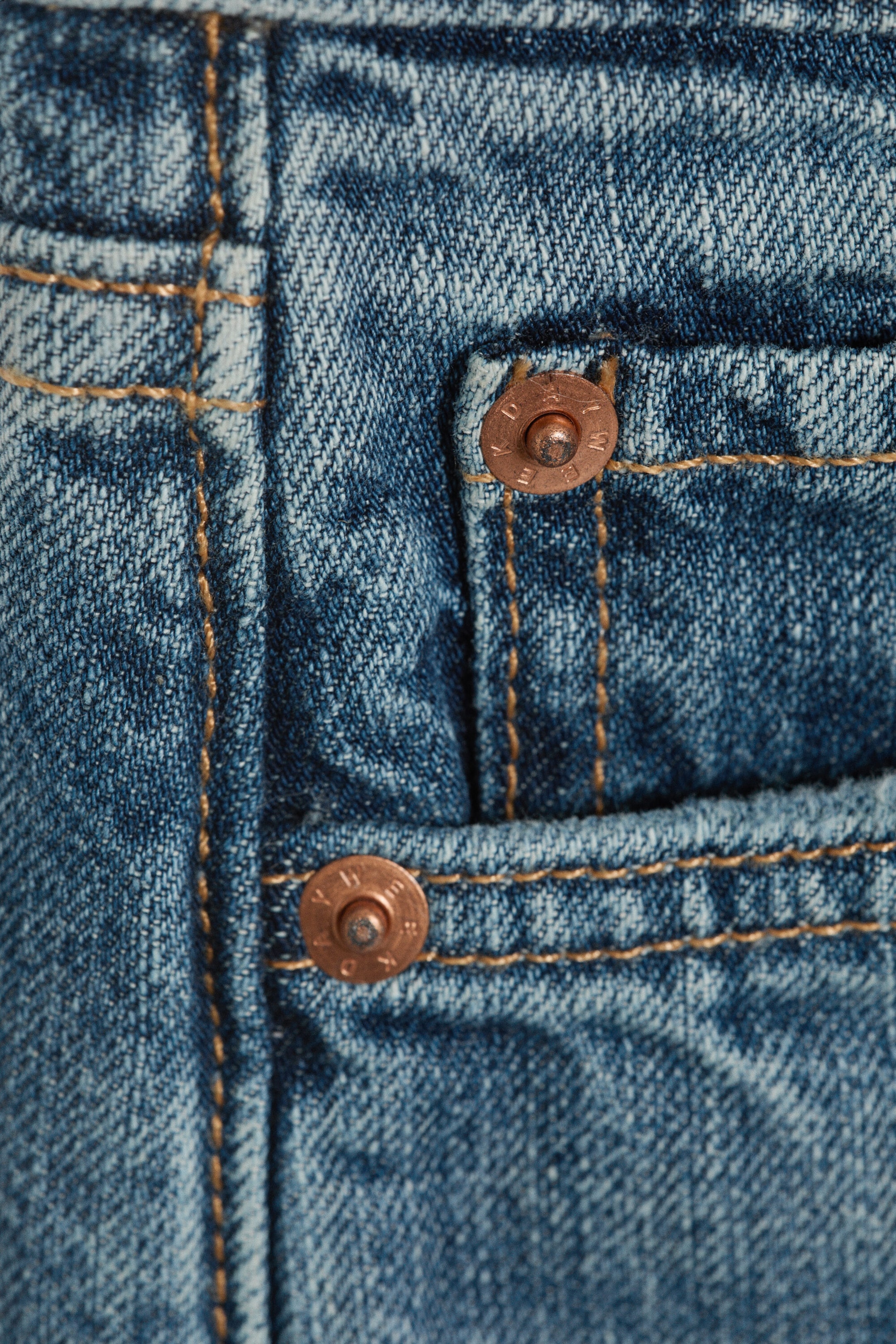 Radio Blue - Medium blue - Denim Mini Skirt - 4