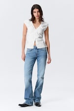 Blanc - Top sans manches en coton - 0