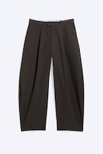 Braun kariert - Felix Barrel-Chinohose - 4