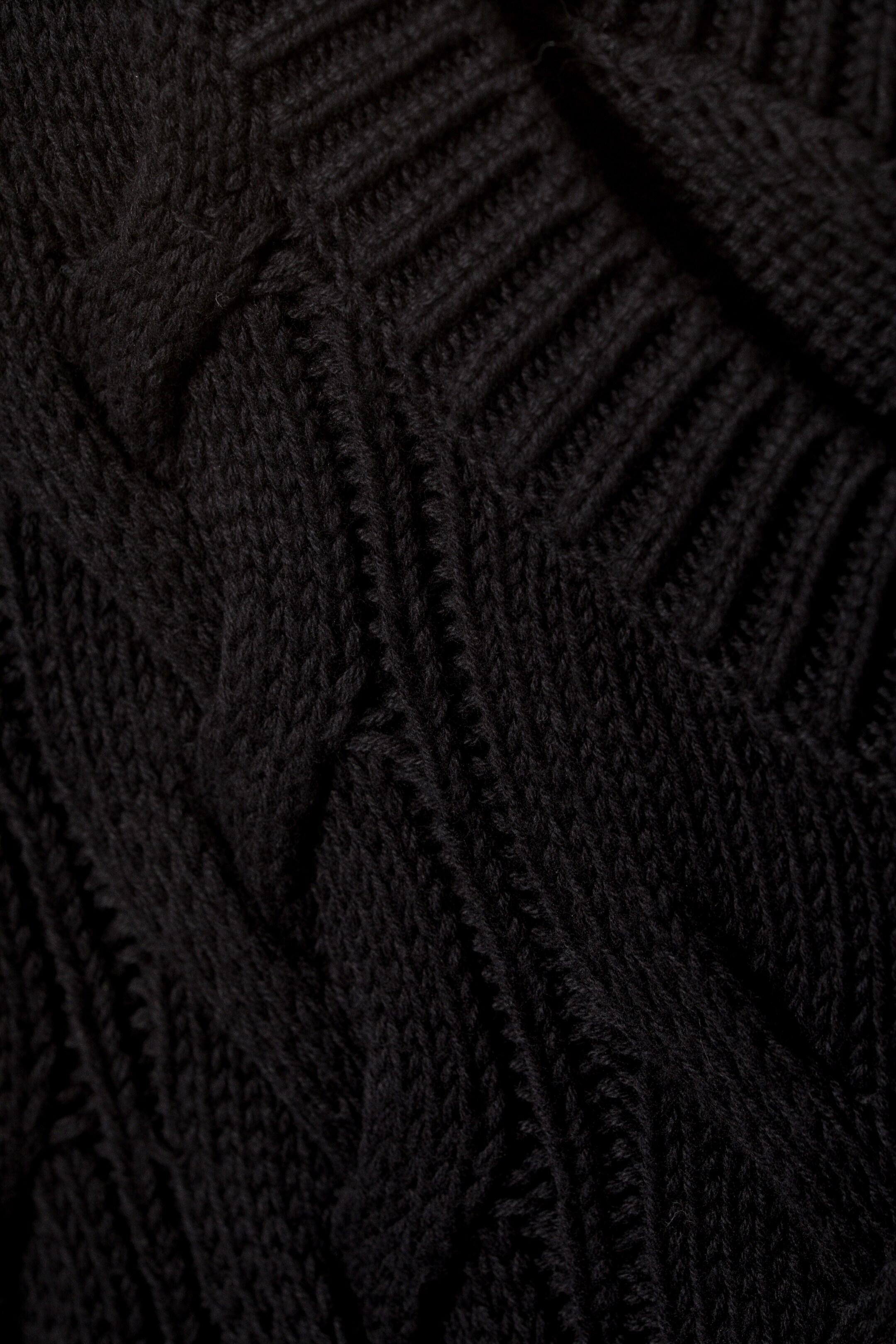 Visualizza immagine più grande: Gilet a trecce in cotone - Black - UOMO | H&M IT 6