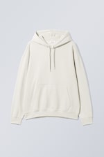 Cremeweiß - Oversized Midweight Hoodie - 0