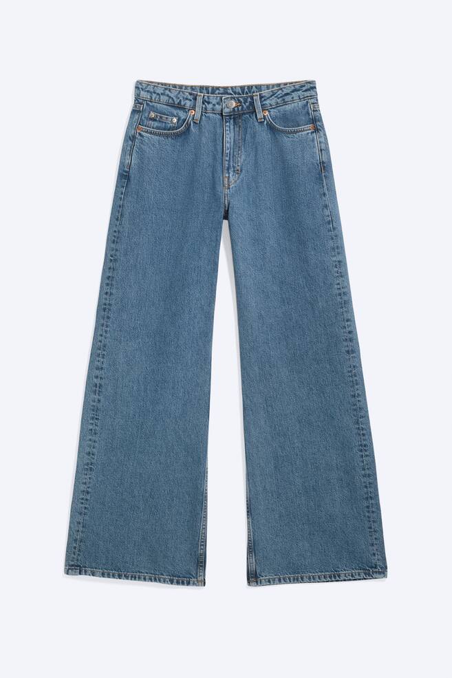 Paz Mid Rise Wide Jeans - Pony Blue - Medium Blue/Trot Blue - Light Blue/Dirty White - White/Blue Rinse – Donkerblauw - 1