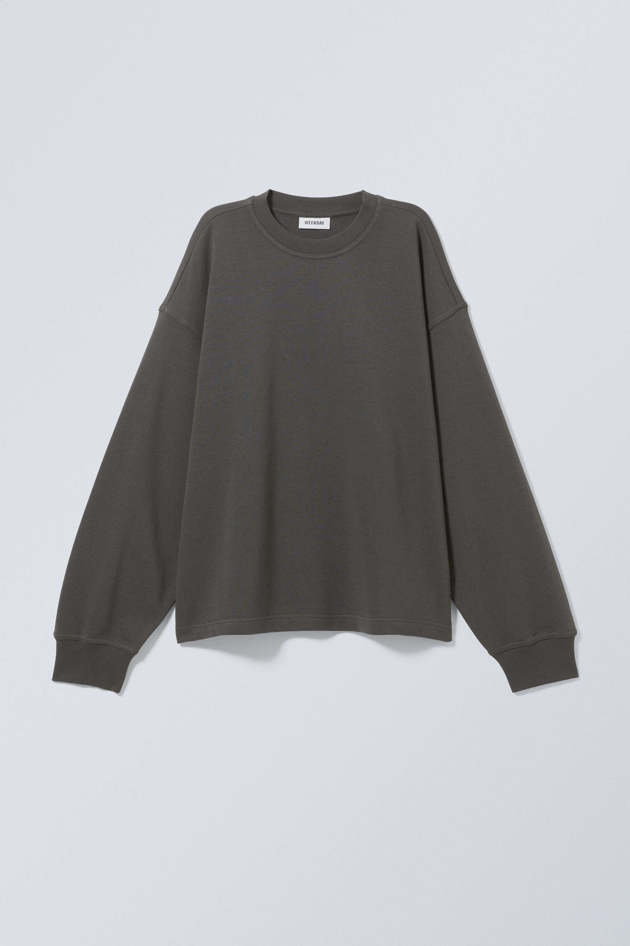 Off Black - Boxy Crew Neck Sweatshirt - 0
