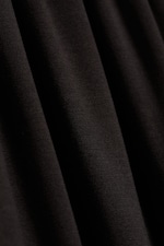 Dark Brown - Soft Mid-Rise Balloon Trousers - 5