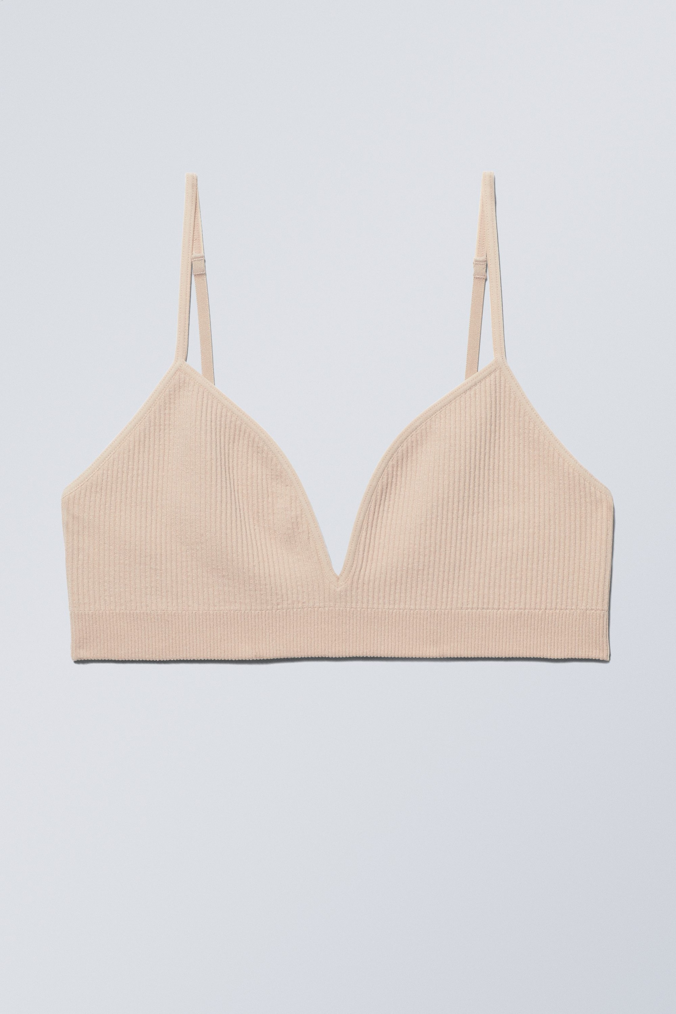 Beige - Cat Triangle Bra - 0