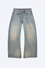 Mid Blue - Mellanblå - Drift Low Waist Loose Barrel jeans - 6