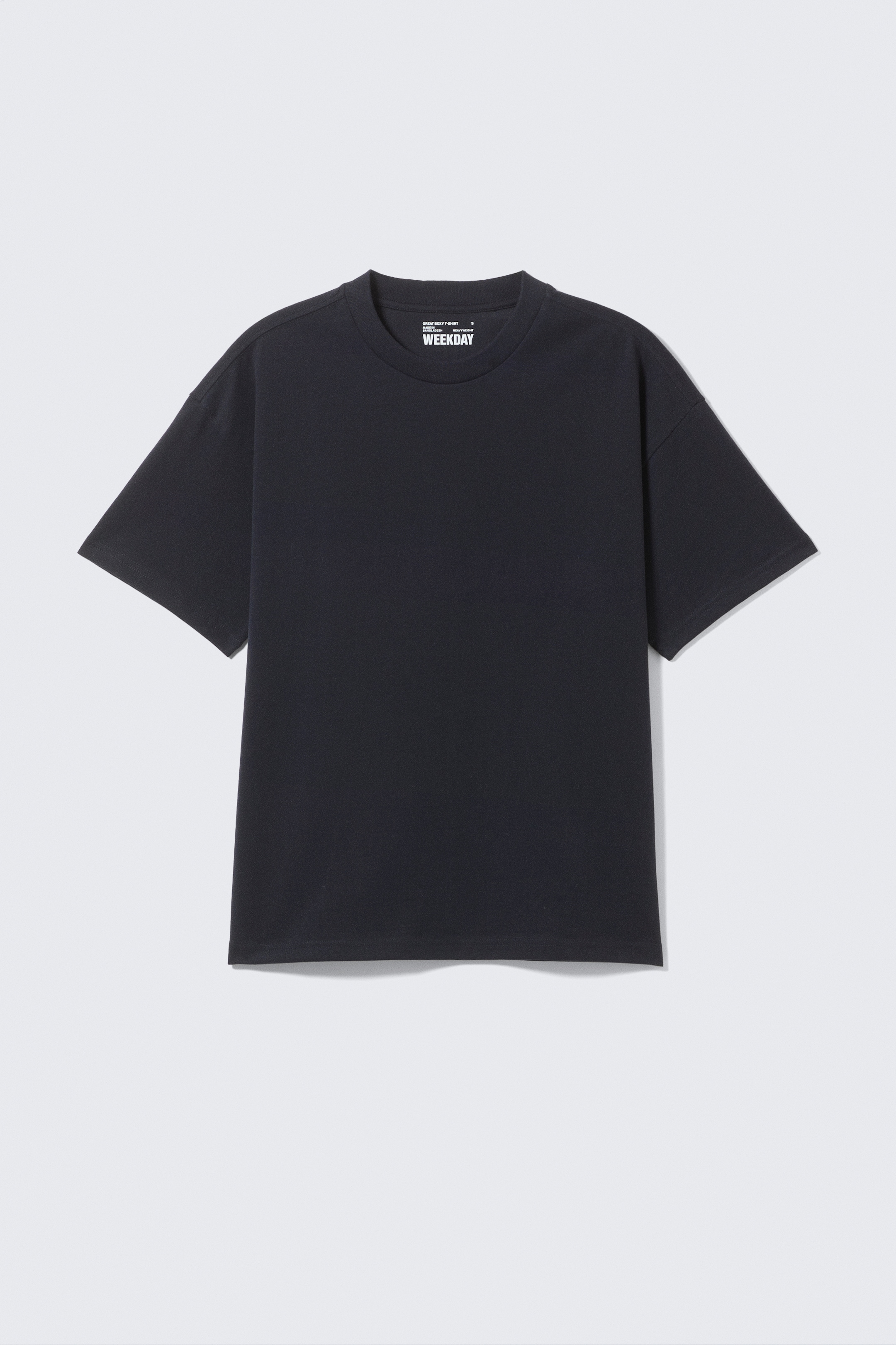 Visa större bild: Boxig t-shirt - Mörk marinblå - HERR | H&M SE 1