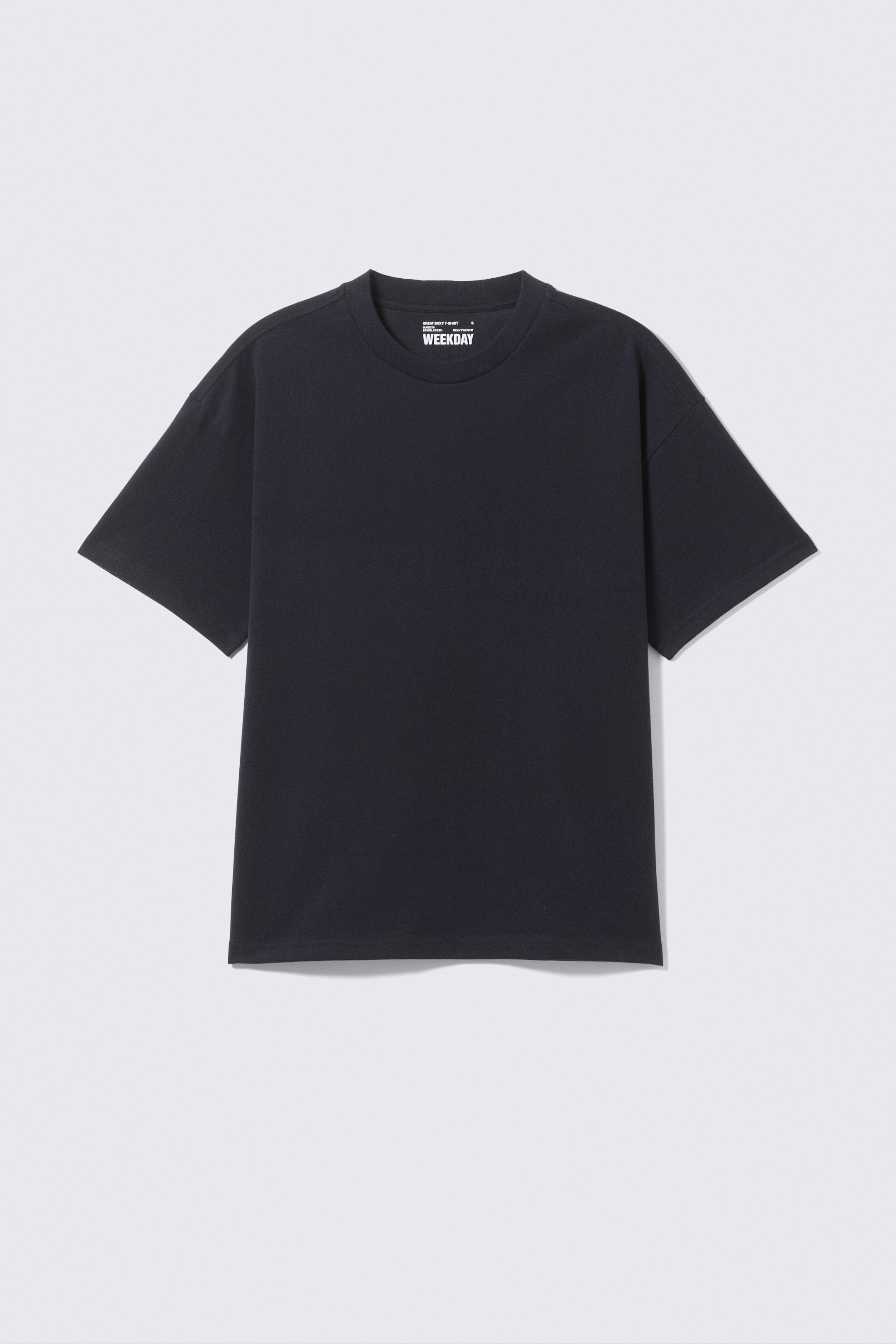 Dark Navy Blue - Loose Boxy T-shirt - 3