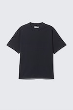 Dark Navy Blue - Loose Boxy T-shirt - 3