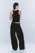 Verblasstes Schwarz - CM x LB Looser Black Crystallised Unisex Jeans - 2