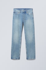 Blue Delight - Blå - Klean mid waist regular straight jeans - 0