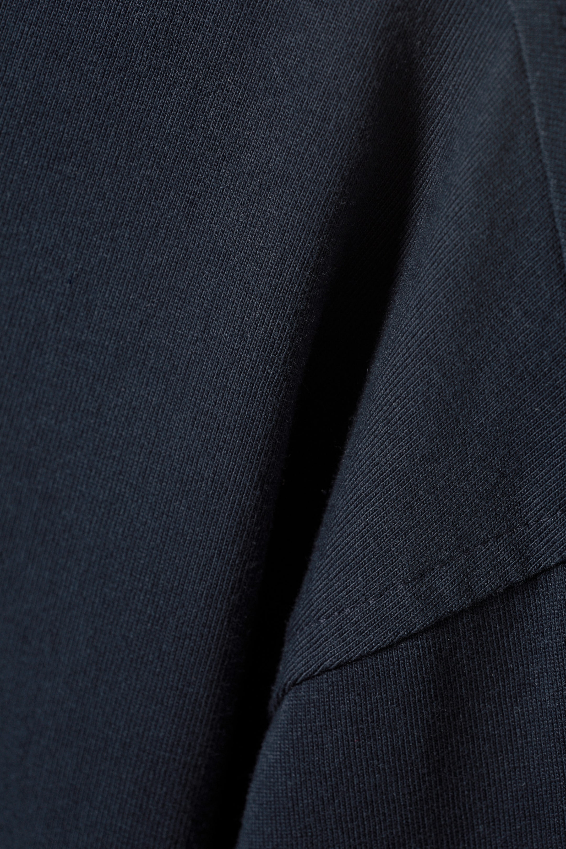 Dunkles Marineblau - Oversized-T-Shirt mit langen Ärmeln - 2