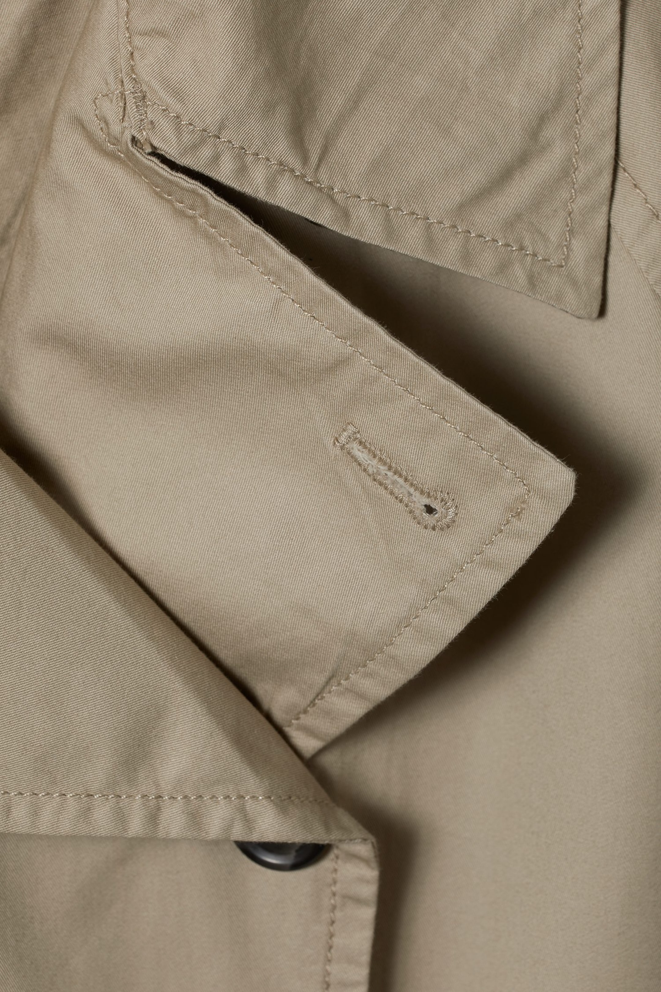 Beige - Zenni Oversized Trench - 2