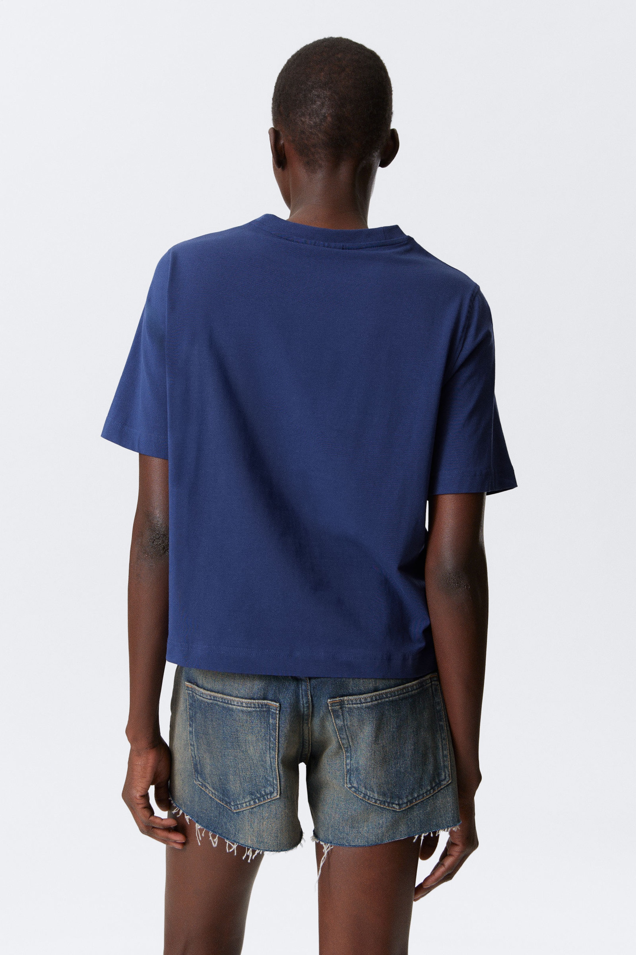 Donkerblauw - Perfect boxy T-shirt - 2