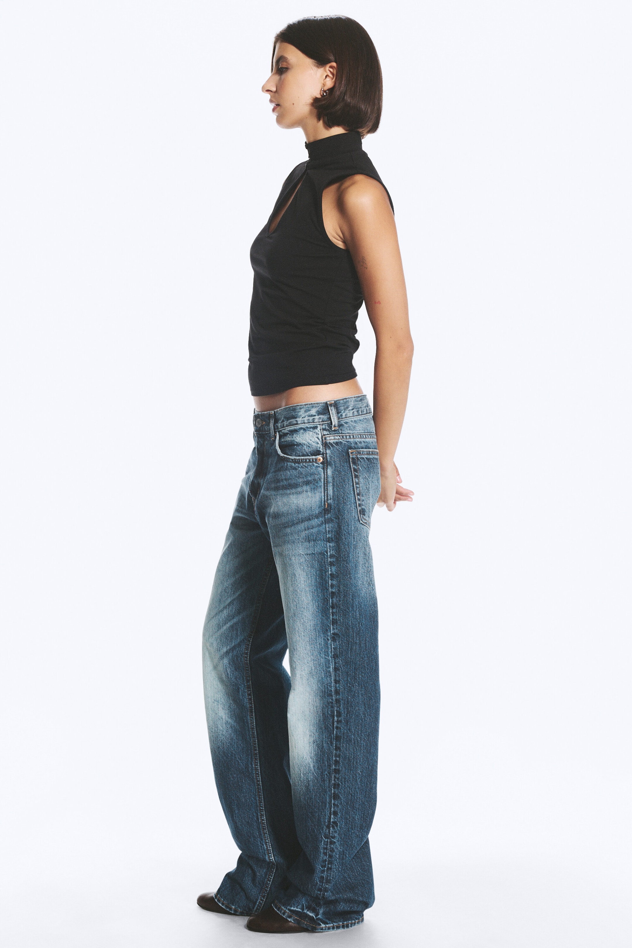 Milano Blue - Mellanblå - Sonic Low Waist Regular Straight jeans - 3