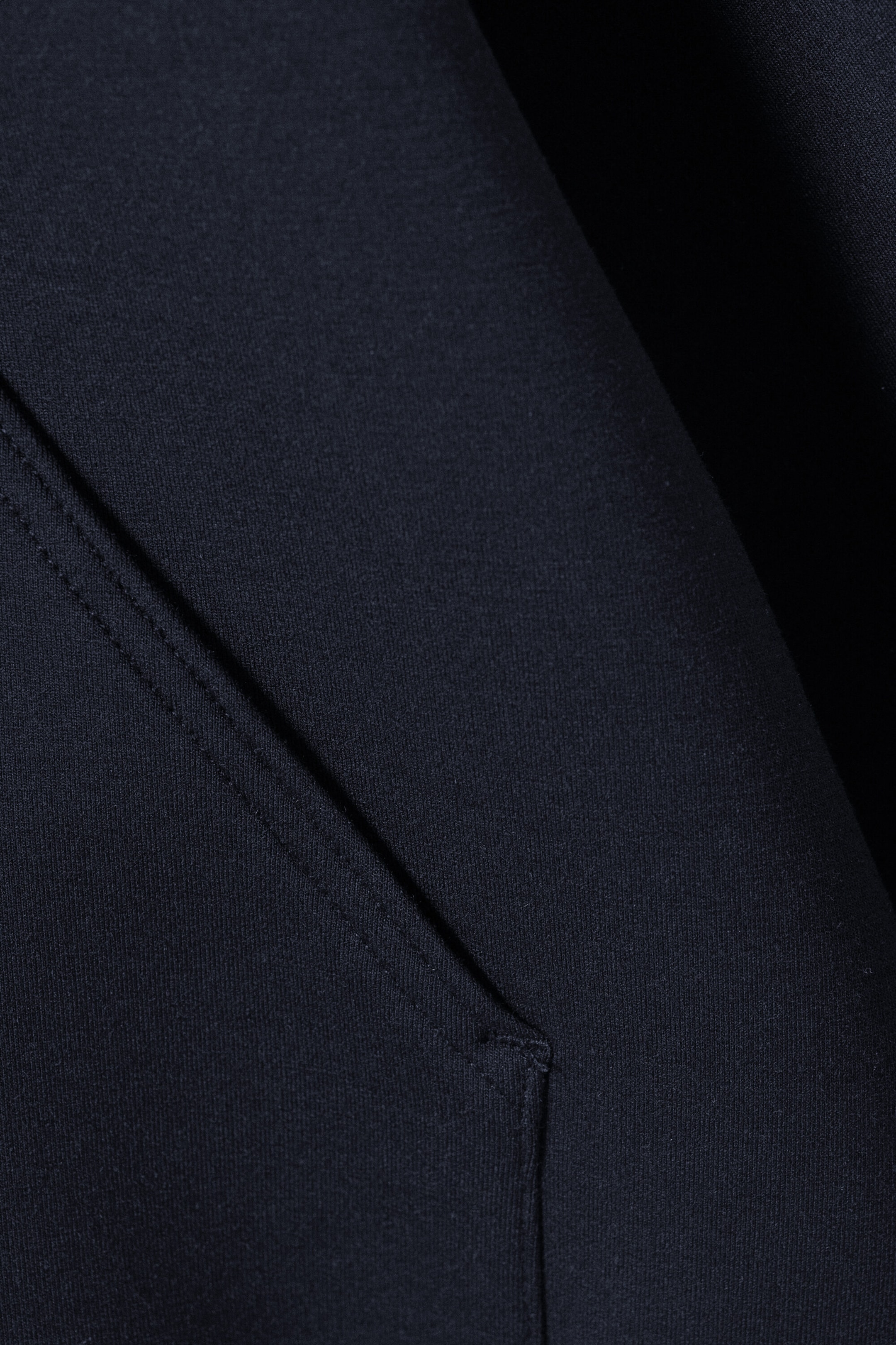 Dark Blue - Oversized Scuba Hoodie - 5