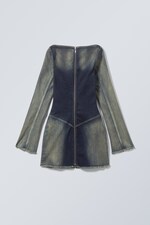 Mole Blue - Vincent Long Sleeve Denim Dress - 1