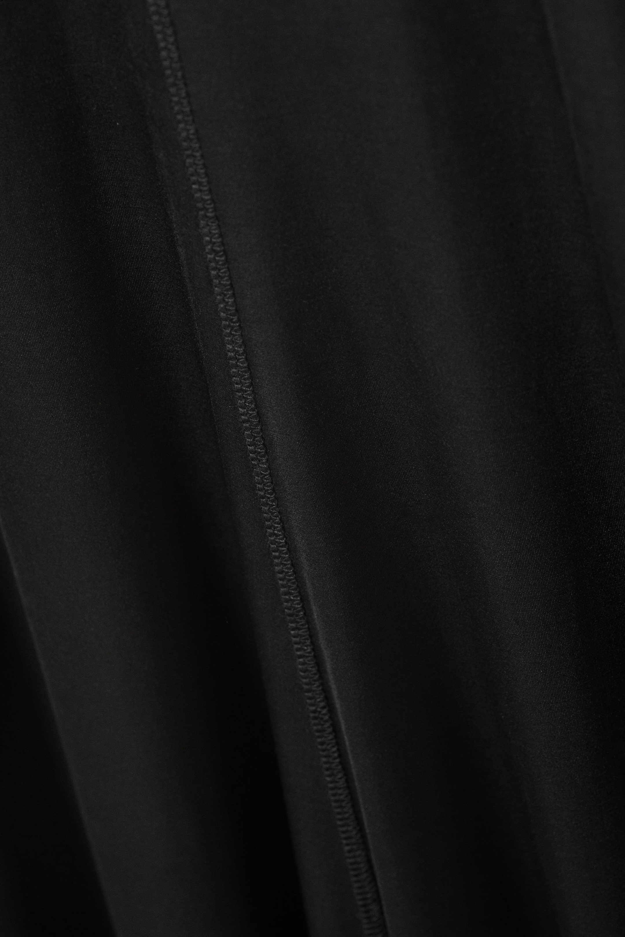 Black - Sporty Short Sleeve Maxi Dress - 1