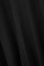 Black - Sporty Short Sleeve Maxi Dress - 1