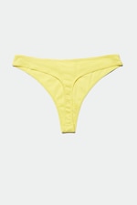 Yellow - Julie V-cut Thong - 1