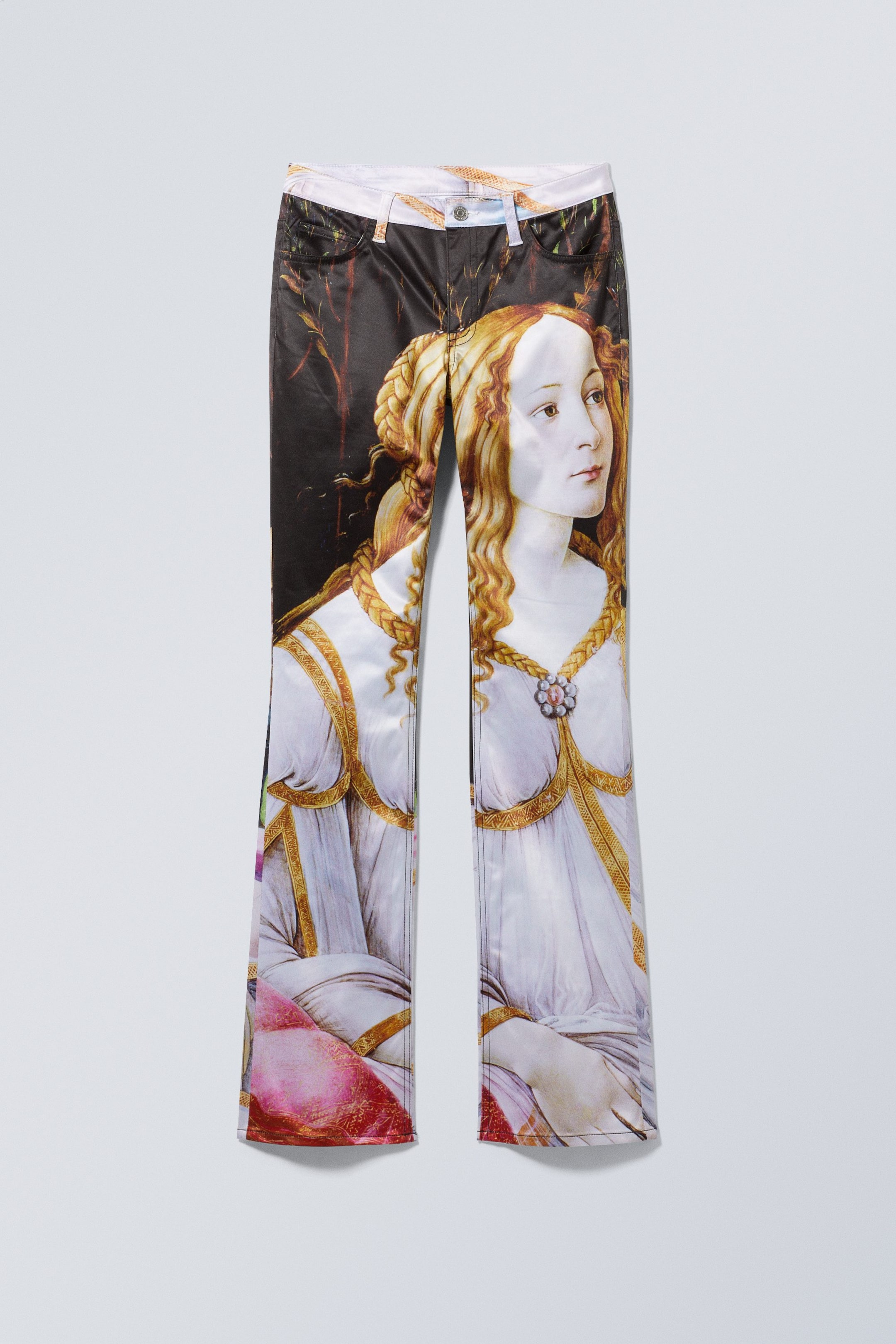 Renaissance - Hose mit Venus-Alloverprint - 1