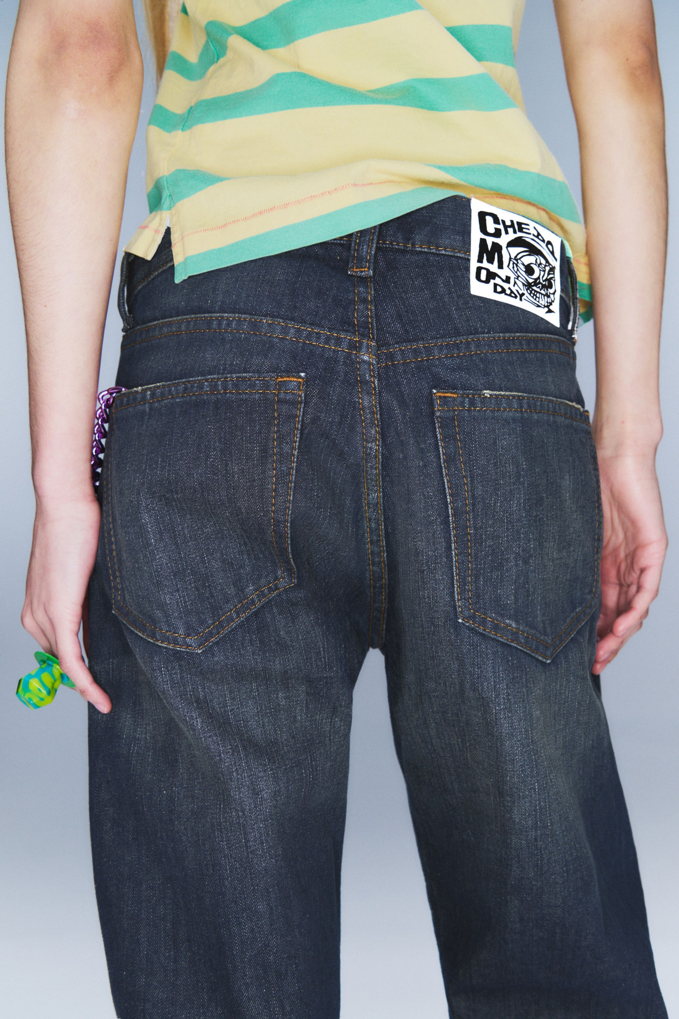 Blues - Dark Blue - Anti Unisex Low Waist Regular Straight Jeans - 10