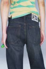 Blues - Dark Blue - Anti Unisex Low Waist Regular Straight Jeans - 10