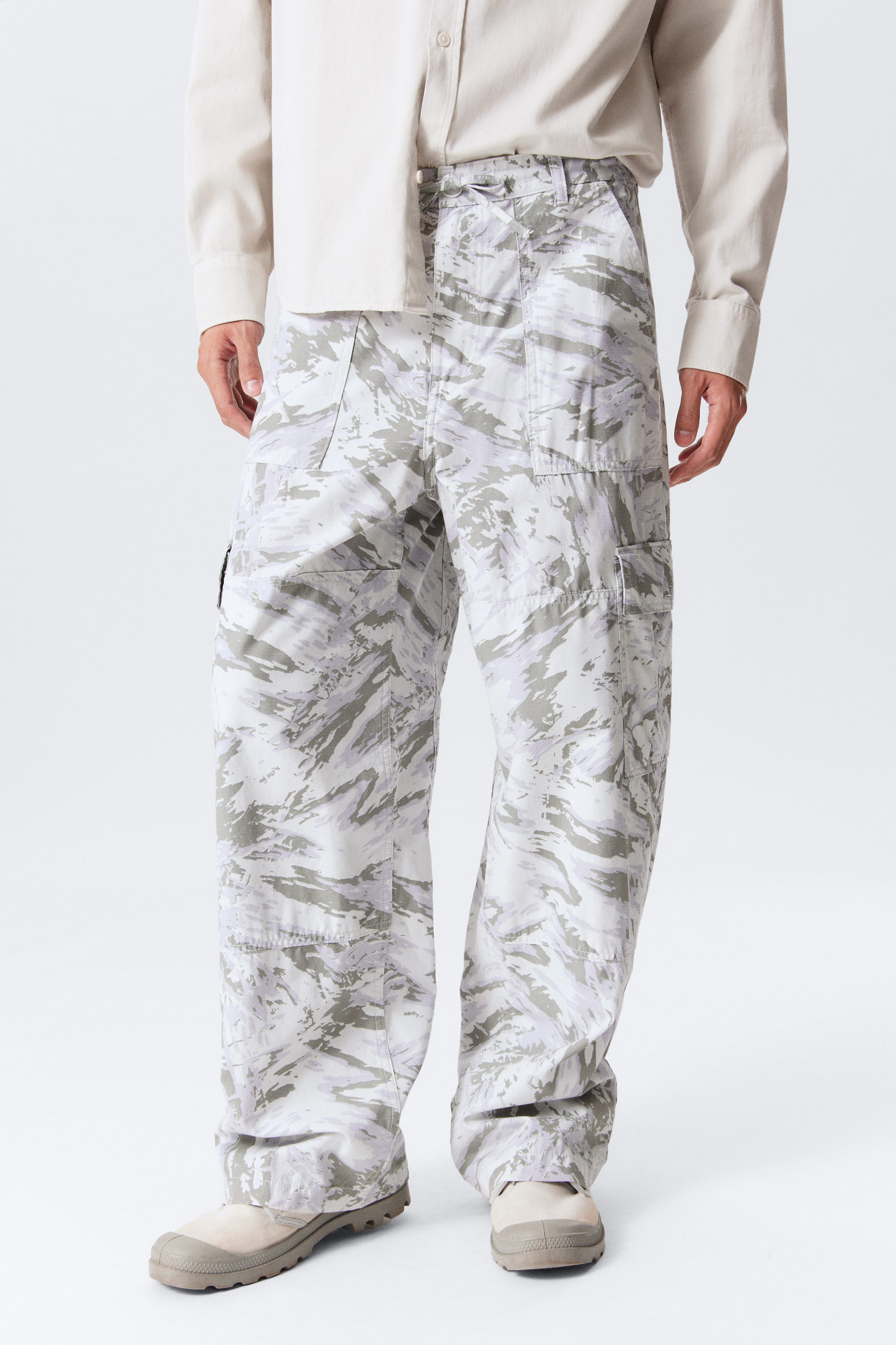 Off-white - Statischer Staub - Cargo-Hose mit Grafikmuster in lockerer Passform - 2