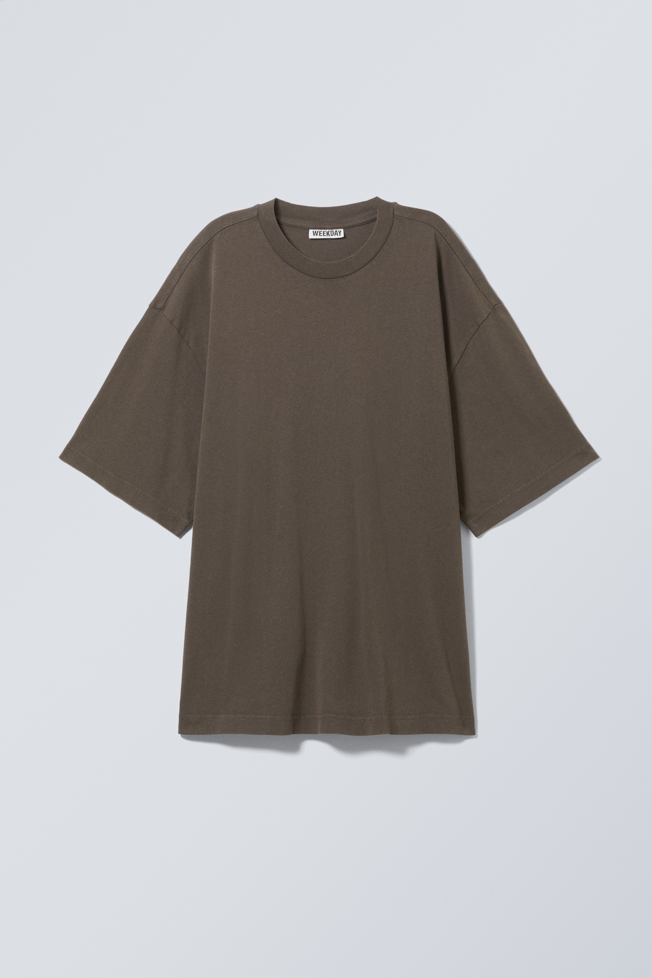 Visualizza immagine più grande: Morbida T-shirt oversize - Marrone scuro lavato - DONNA | H&M IT 1
