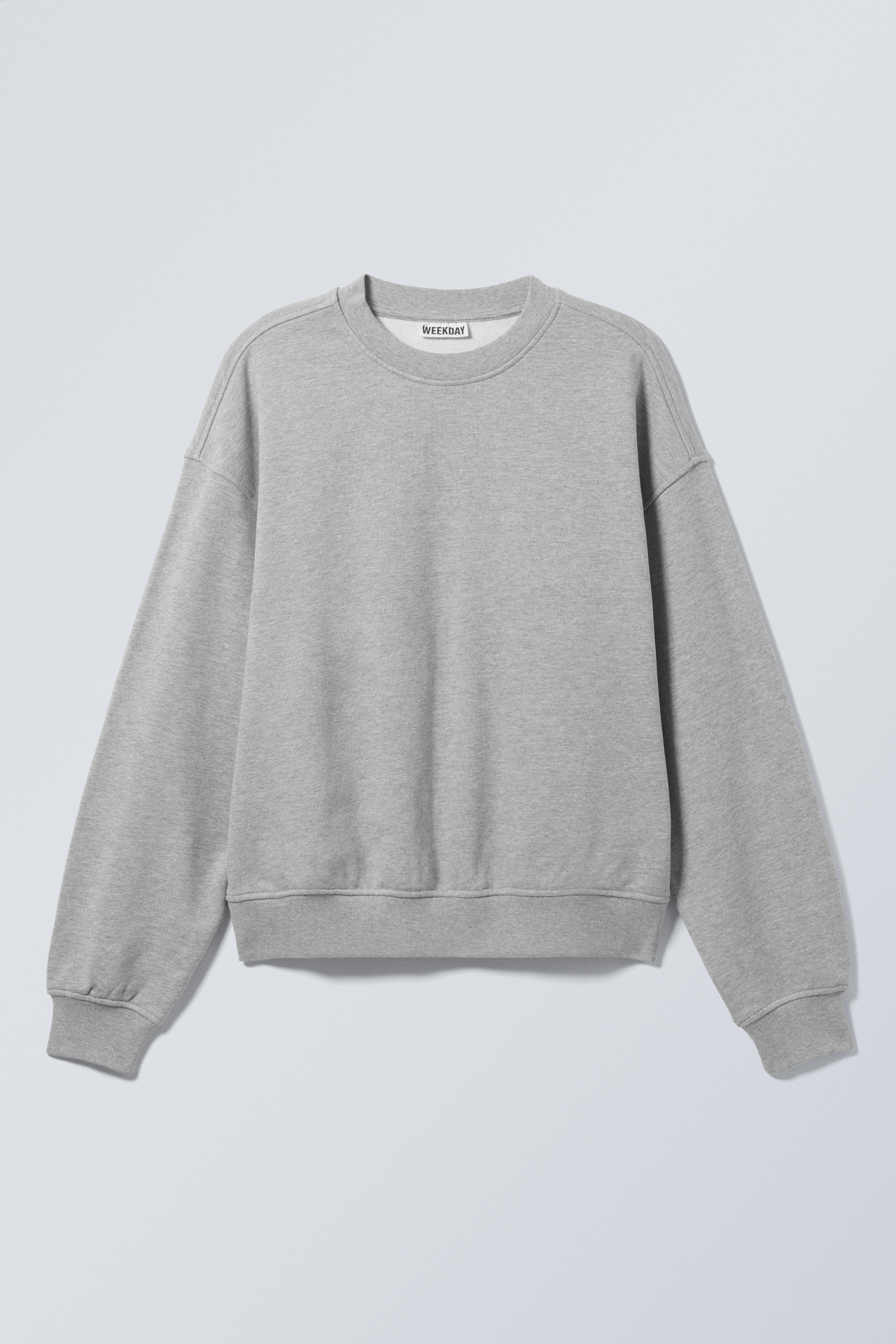 Visualizza immagine più grande: Felpa boxy in spugna pesante - Grigio chiaro mélange - UOMO | H&M IT 1