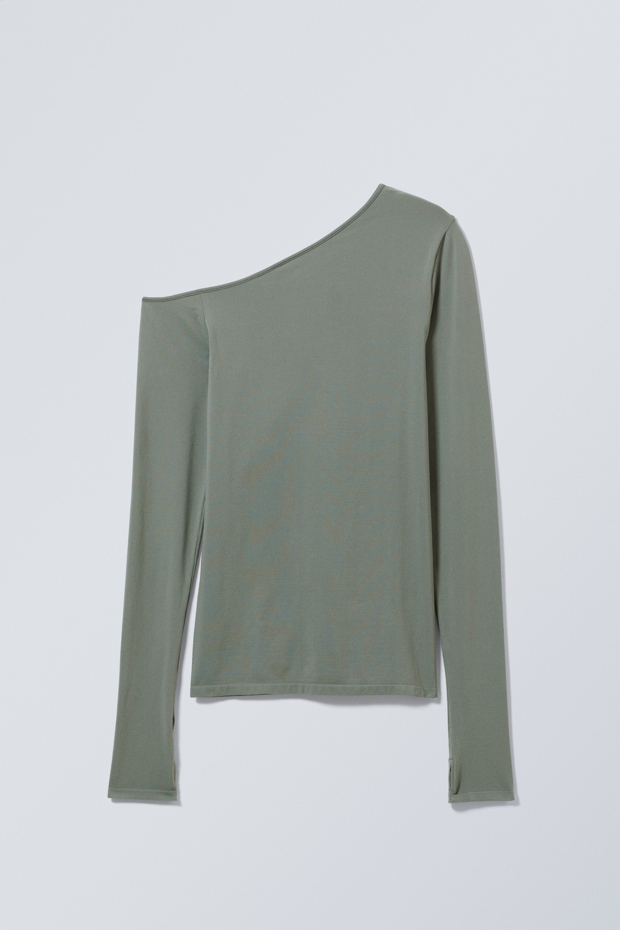 Dusty Grey - Myra Seamless Longsleeve Top - 0
