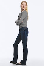 Storm Blue - Dunkelblau - Luna Low Waist Skinny Bootcut Jeans - 0