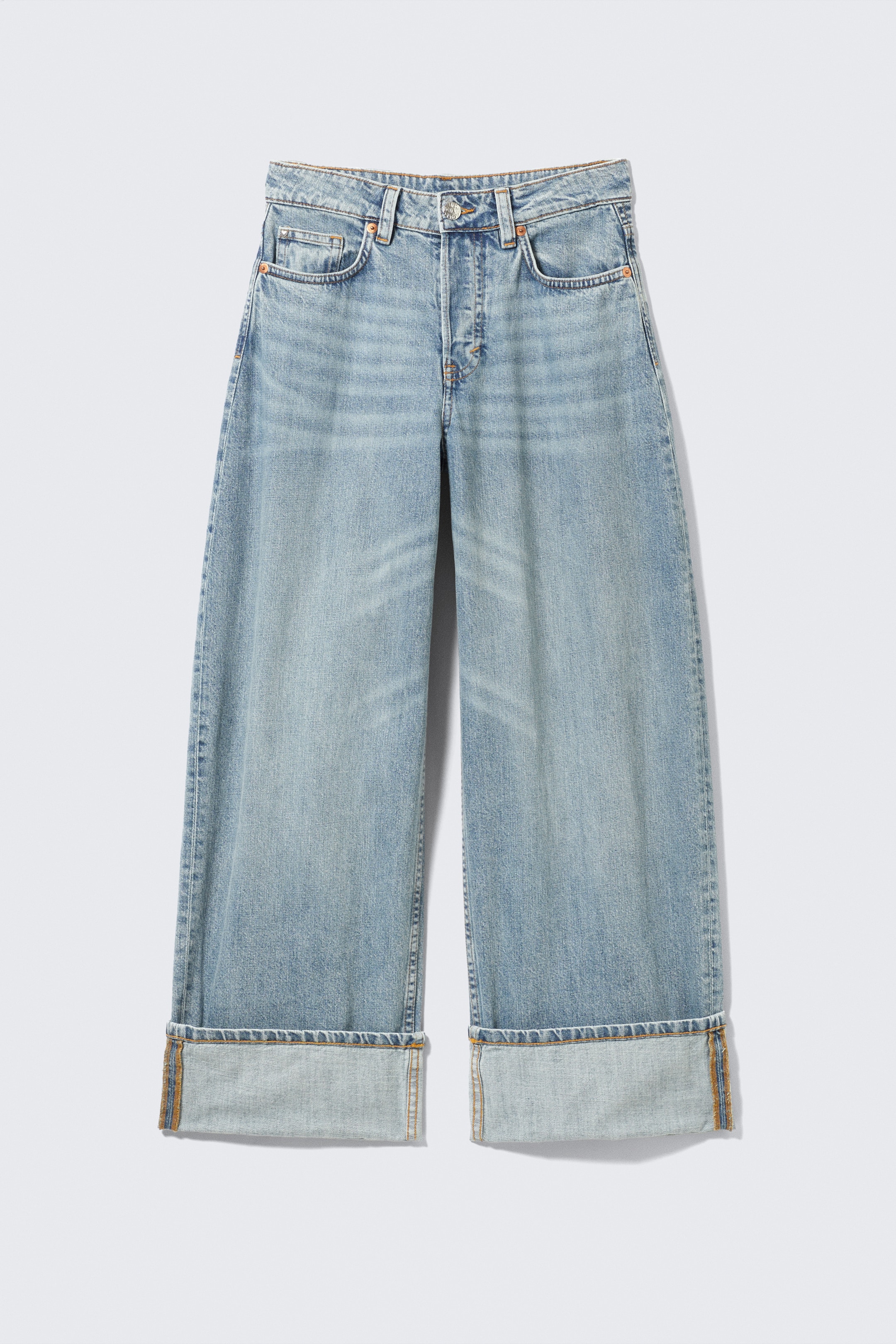 Vis større bilde: Peggy Low Rise Loose Baggy Leg Jeans - Chaos Blue - Lys blå - DAME | H&M NO 5
