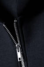 Really Dark Blue - Oversized Scuba Zip-Hoodie - 5