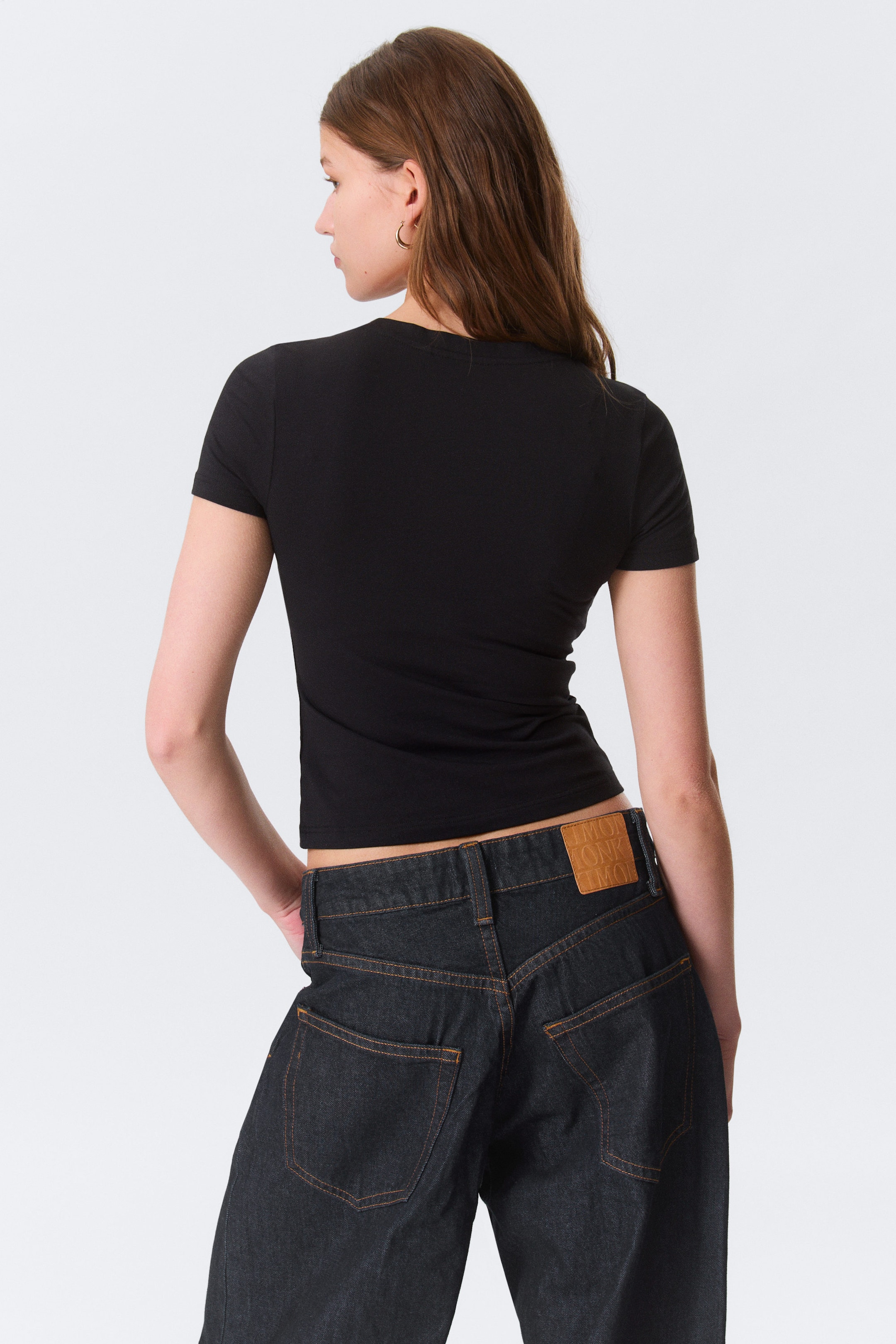 Black - Tight Mini T-shirt - 2