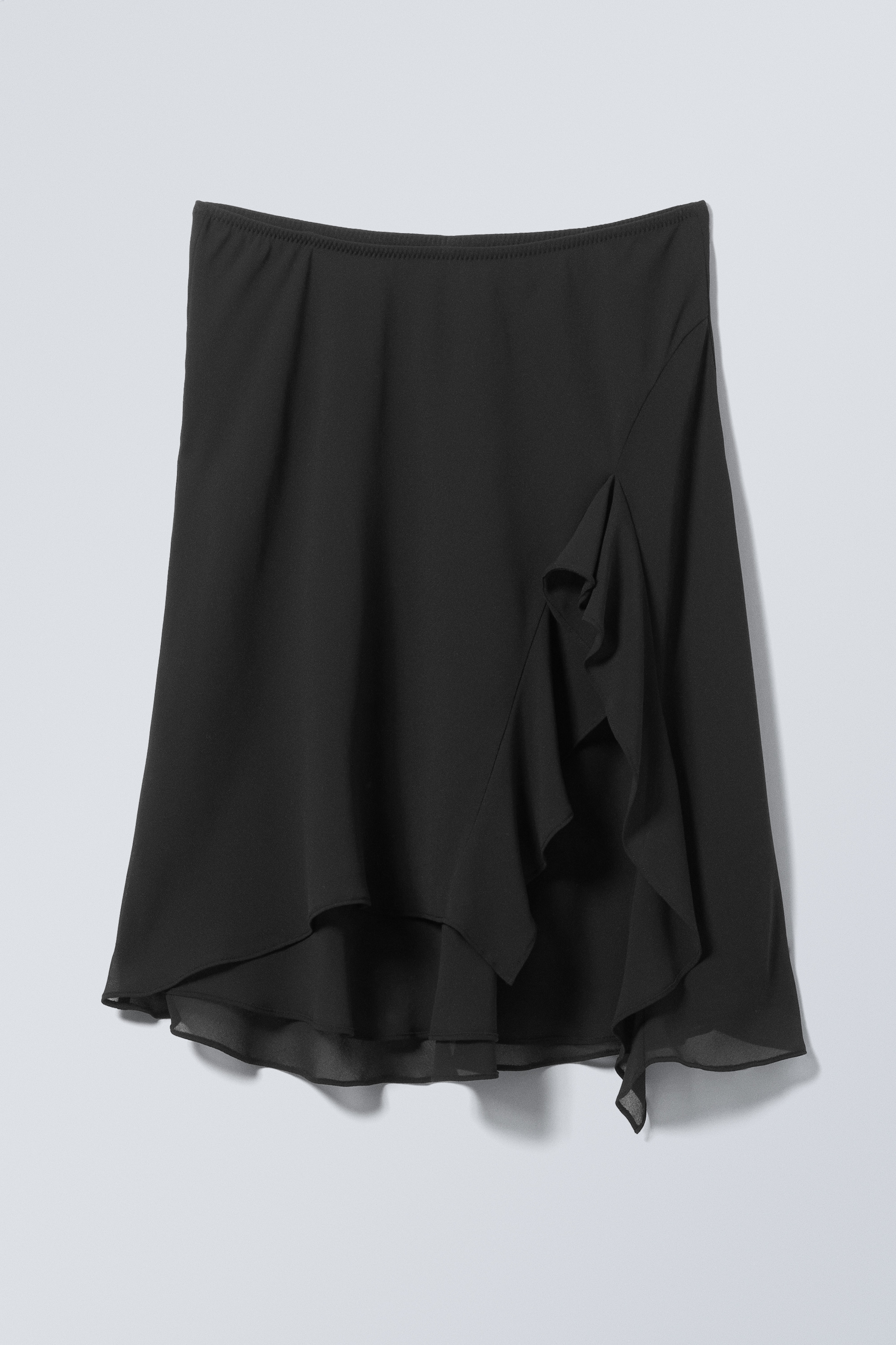 Zobrazit větší obrázek: Layered Midi Skirt - Black - ŽENY | H&M CZ 4